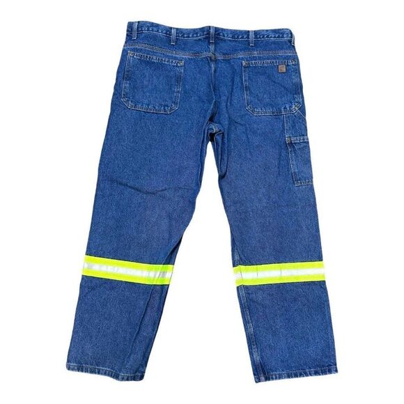 Big Bill Mens 44X32 Reflective Work Pants 100% Cotton Construction Safety - Picture 3 of 5